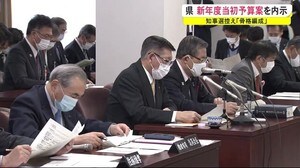 知事選控え骨格予算に 秋田県の当初予算案内示