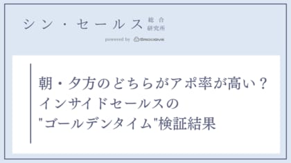 フォローコールは「いつ」かけるべきか？シン・セールス総合研究所が「架電時間帯」とアポイント獲得効率の検証データを公開