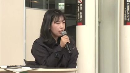 女性ドライバートラックめいめいさんが運送業の魅力語る　秋田市で女性ドライバーの活躍推進イベント
