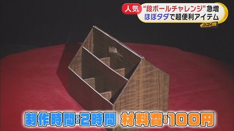 リモコン立て 財布 など段ボールで作った作品がネットに多数投稿 材料費ほぼゼロの作り方を解説