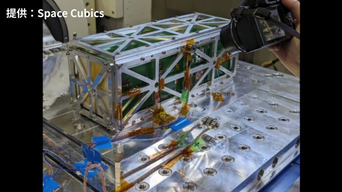 カイロスに搭載された「Space Cubics」の人工衛星