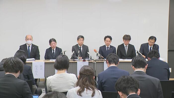 北越高校の会見