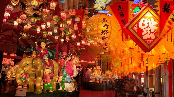 冬の長崎を彩るランタンフェスティバル