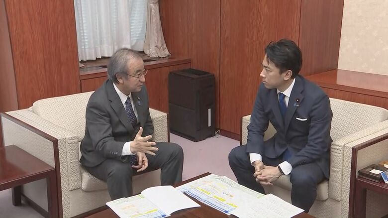 米どころ新潟の花角知事が小泉農水相に直談判「生産と消費…両方に目配りを」 米の安定供給など求める｜FNNプライムオンライン