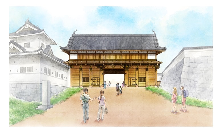 「仙台城大手門」復元に15億円“脇櫓”は解体せず公開へ　市道通行制限も　2036年目標の中間案公表｜FNNプライムオンライン