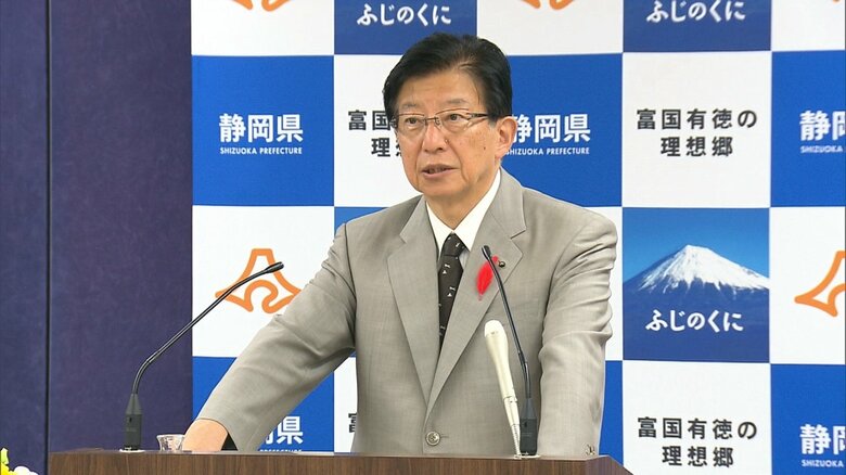 こう着のきっかけとなった知事定例会見（2017年10月）