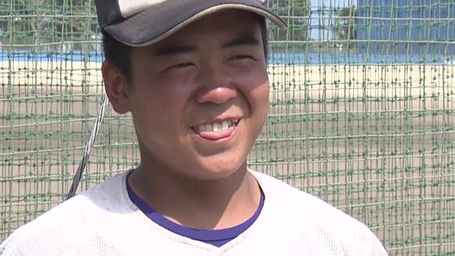 笑顔が魅力　仁平大智捕手