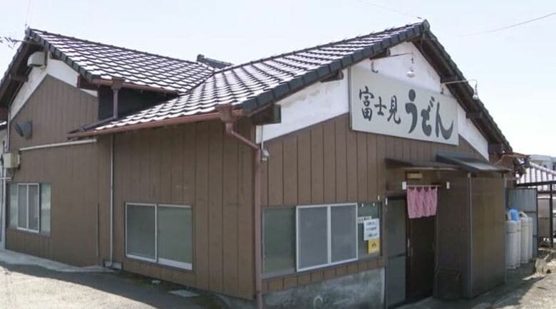 父親が経営していたうどん店
