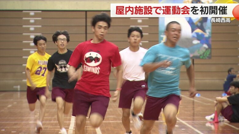 暑さを気にせず全力疾走