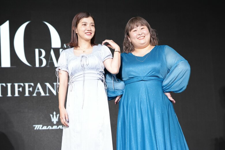 （左から）3時のヒロイン・福田麻貴さん、かなでさん