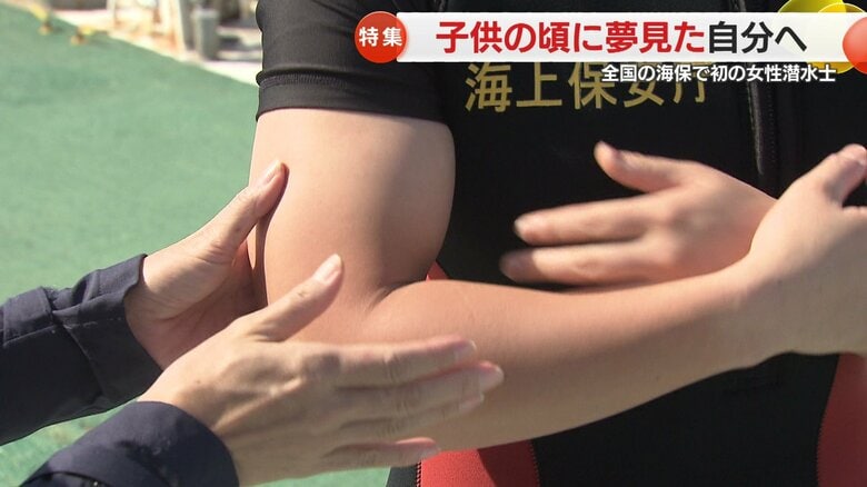 見事な腕の筋肉