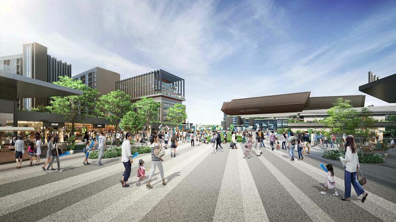 Fビレッジの未来予想図（提供：H.N.F.）