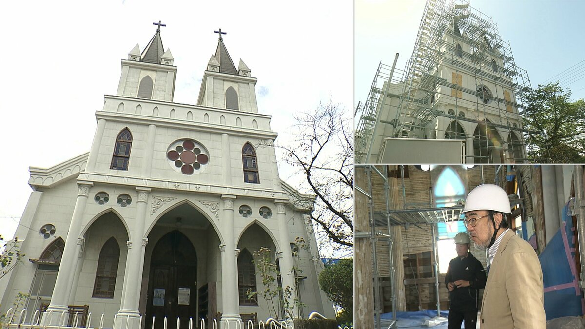 教会の明り取り 街のレガシー”カトリック教会の聖堂解体進む 90年前の仕事に感嘆 職人