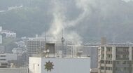 【速報】「ベランダから炎と煙が上がっている」広島市中区堺町で建物火災　消防車１１台出動