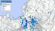 【地震情報】未明に福井県内で震度2を観測　滋賀県北部を震源とした最大震度3の地震　マグニチュード4.4と推定