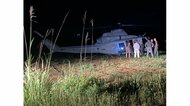 米軍ヘリが津堅島に不時着