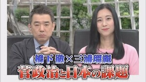 「都を提訴したグローバルダイニング社を応援したい」 橋下徹氏・三浦瑠麗氏がコロナ、菅政治徹底討論