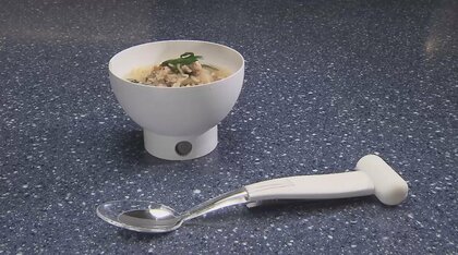 「塩味強く感じる食器」キリンが新製品　電流の効果で減塩を手助け