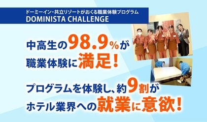 【中高生の満足度98.9%！】職業体験「DOMINISTA CHALLENGE」2025年度総括レポート