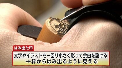 ネコがはんこからはみ出てる!? オリジナルの「はみ出た印」が人気 職人こだわりの手仕事で見た人を笑顔に【秋田発】｜FNNプライムオンライン