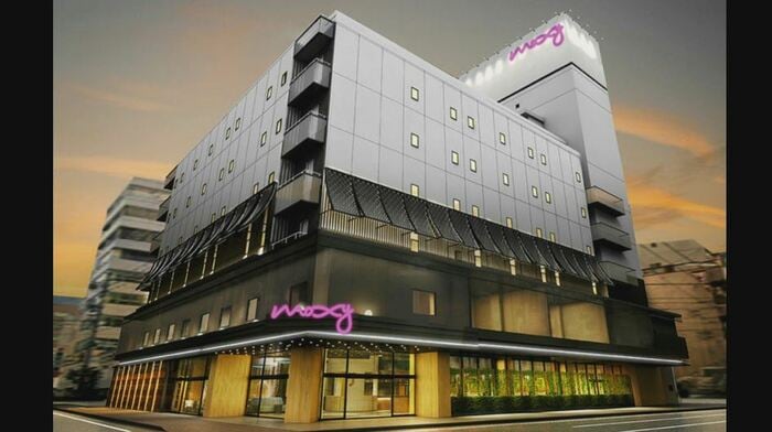 旧井上百貨店にリニューアルオープン予定のマリオット系列のホテルのイメージ（提供：エム・ケー・ケー）