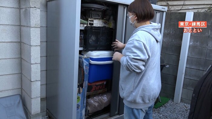 庭にある倉庫にも捨てたい物が…