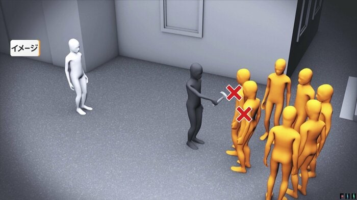 高林容疑者は少年2人を複数回殴る。うち17歳の男子高校生はこめかみ辺りを殴られ重傷。