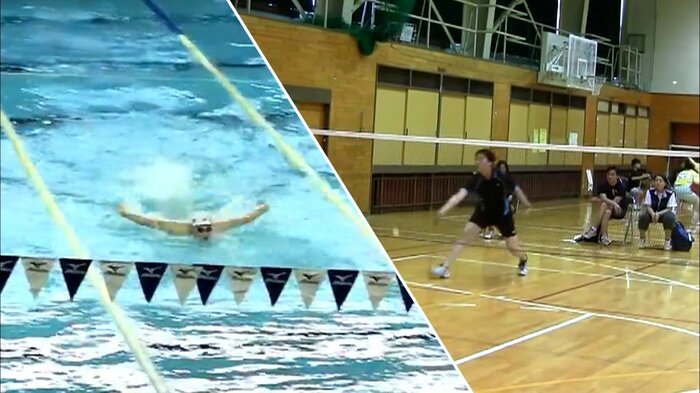 水泳とバドミントンの二刀流だった北口榛花