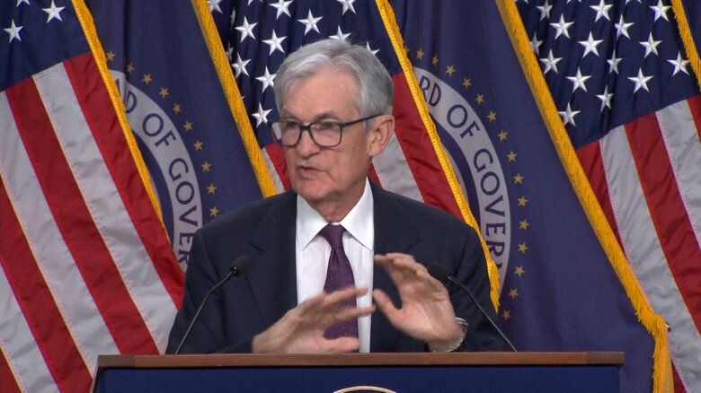 米連邦準備制度理事会＝FRBパウエル議長　政策金利を2会合連続で維持　FRBに残る可能性を示唆｜FNNプライムオンライン