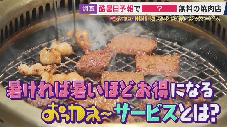 気温40度「酷暑日」予報出たら「ドリンク1杯目無料」焼き肉店「8万円分提供」も売り上げ4割増　暑さ逆手に取ったサービスで客足確保　青果店「赤字販売」も行列で客「3割戻る」　猛暑日200円引きうどん店も｜FNNプライムオンライン