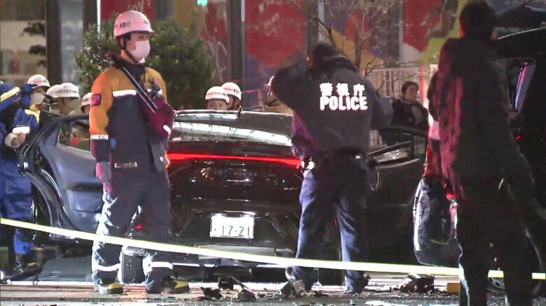 「コントロール不能で速度大幅に上回る」内閣府公用車が赤信号無視し車に衝突 多重事故でタクシー乗客1人死亡8人重軽傷 東京・赤坂|FNNプライムオンライン