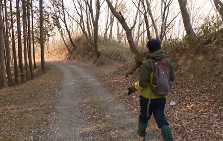 県民の森では2月から5月にかけて、毎日見回りを行う