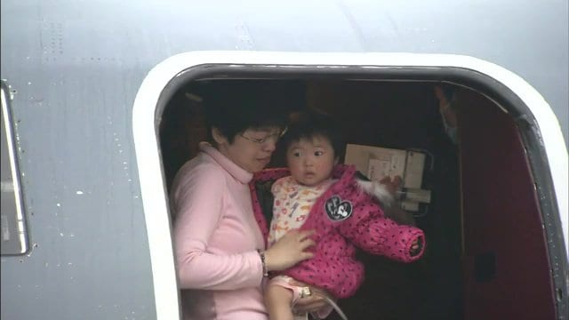 2013年1月　アメリカへ向かう葵彩ちゃん