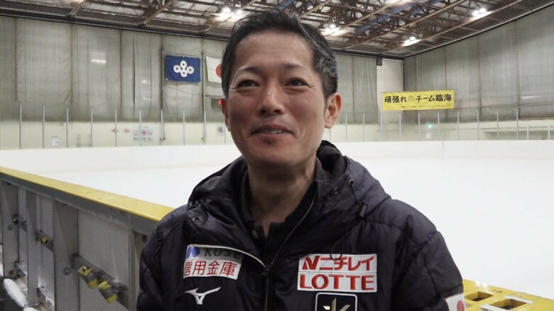 友野のコーチを務める平池大人さん