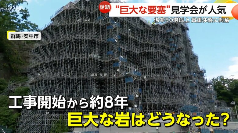 2017年から工事が始まり、現在は8年目に突入した