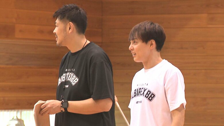 鵜澤HCと五十嵐選手