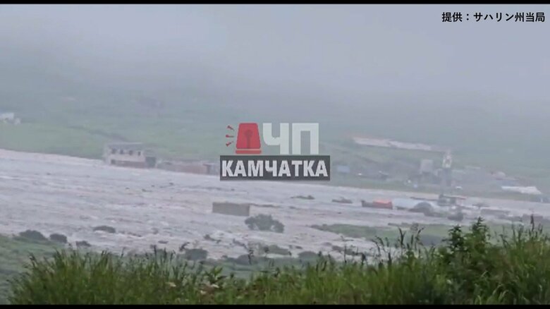 カムチャツカ半島で地震…サハリン州当局の映像（ロシア極東サハリン州北クリル市）