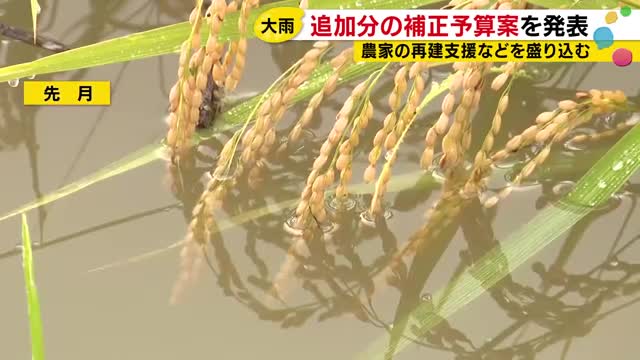 農機修繕・最大200万円補助…記録的大雨の被災者へ「来年に向けて次の一歩を」県が192億円の追加補正