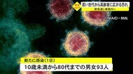 新たに93人が感染 高齢者への感染広がりに警戒