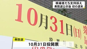 衆院選 公示後 初めての週末(熊本)
