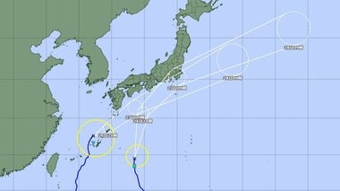 【台風情報】ダブル台風の最新進路予想を気象庁が発表　8号はきょう朝に7号は27日夜に列…