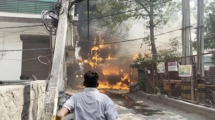 インドの宿泊施設で火災21人死亡　多くが治療目的の外国人