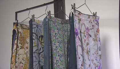 着物地スカートや西陣織ドレス…使わ「れなくなった」着ら「れなくなった」活用で文化をまとうブランドに