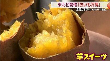 焼き芋チャンピオンなど全国の激うま芋グルメ・芋スイーツが集結！　「おいも万博」東北初開催【山形発】