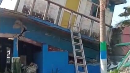 メキシコ南部でM6.5の強い地震　崩落した天井の下敷きになるなど2人死亡、500以上の住宅に被害