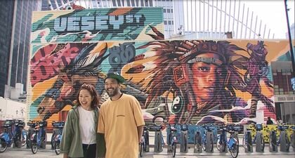 共存」を目指して…日本人アーティストDRAGON76が米同時テロ跡地に壁画