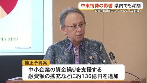中東情勢の影響県内でも　県が企業活動の支援強化へ