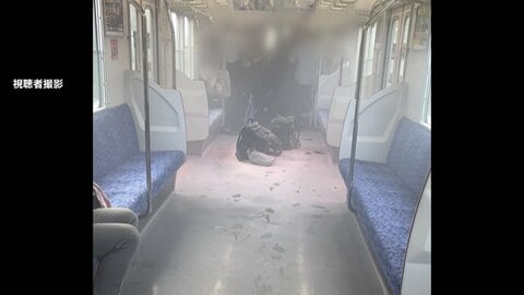 東武伊勢崎線の車内でモバイルバッテリーが出火　乗客が消火器で消火　高校生1人がやけど　埼玉