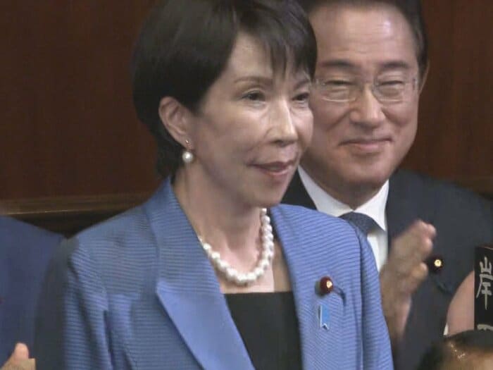第104代総理大臣に選出された自民党の高市早苗総裁
