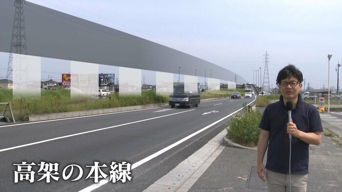 現在の岡山西バイパス